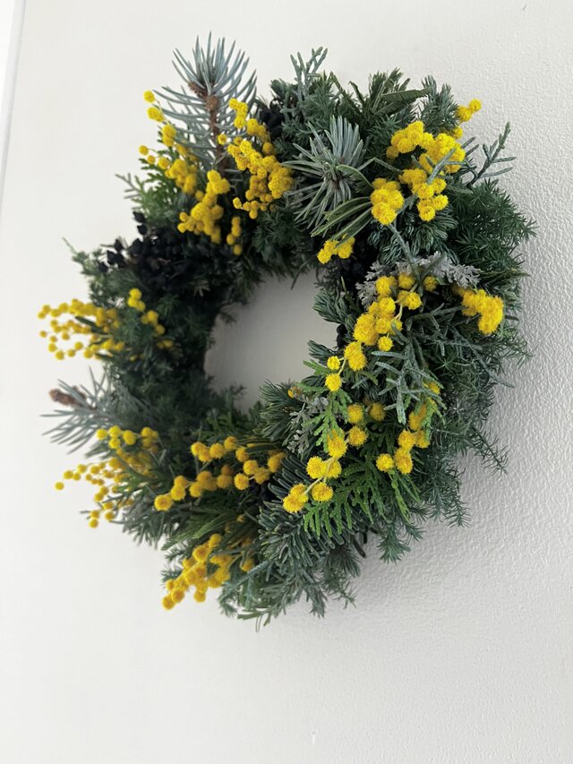 ♢受注制作♢ 早春. イタリアから春の便り♬ ~ミモザ.ミランドールと