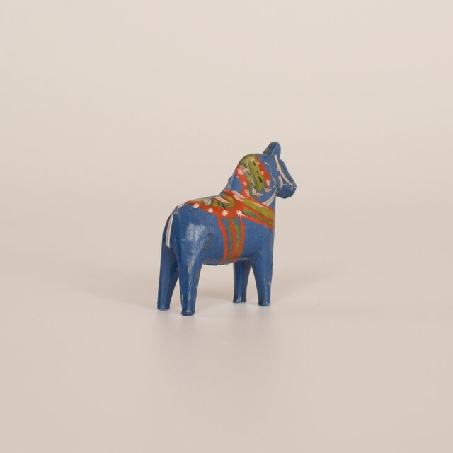 Dalahäst Dala Horse ダーラヘスト ダーラナホース ブルー 4.5cm