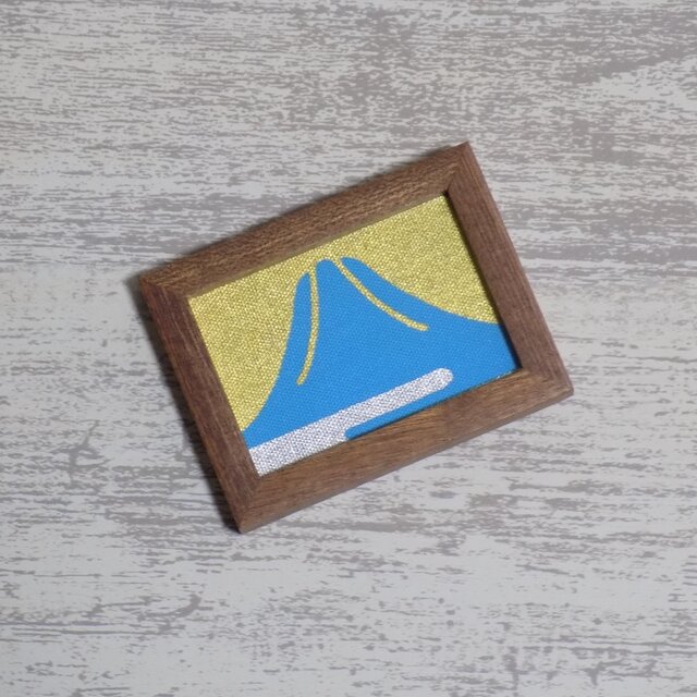 富士山　アート　銅板 小さなアートフレーム 「富士山」 | iichi 日々の暮らしを心地よくする