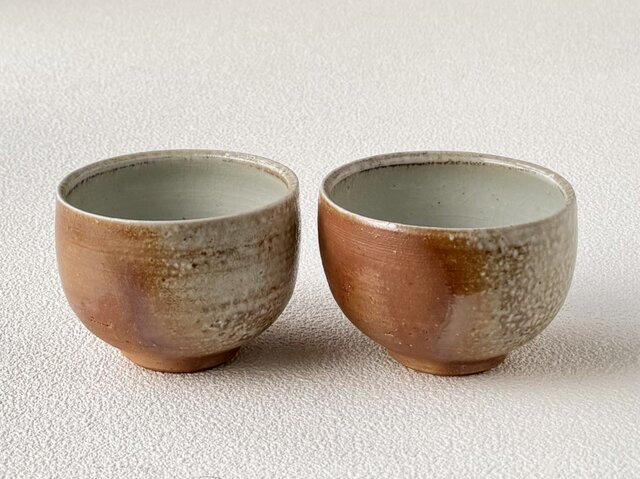 穴窯焼締のカップ(2個セット) s-ys-8 | iichi 日々の暮らしを心地よく