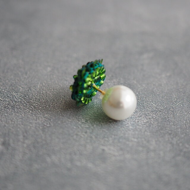 令和♡グリーン」ハンドメイド ピアス イヤリング 【公式通販】