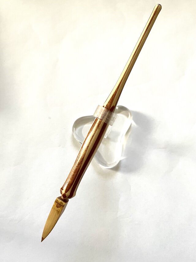 琴一ペン （竹ペン、ペン軸は寄木） | iichi 日々の暮らしを心地よく