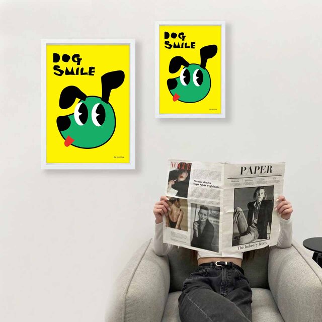 アメリカンドッグ 犬 送料無料 あらゆるお部屋のポスター ポスター