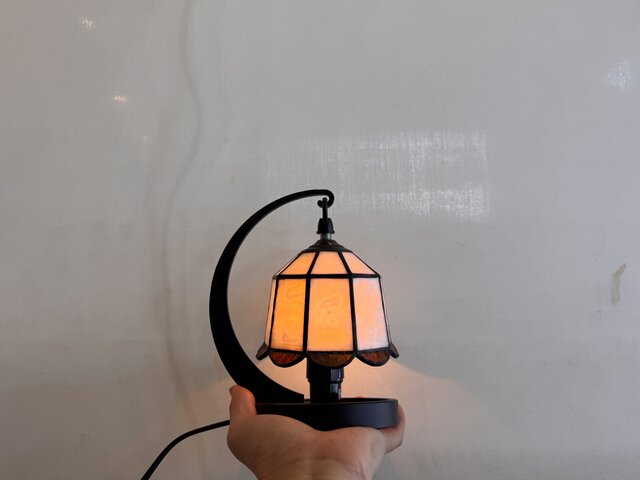 rétro white 昭和レトロ ミニライト ステンドグラス プレゼント