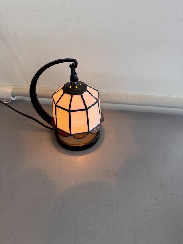 rétro white 昭和レトロ ミニライト ステンドグラス プレゼント