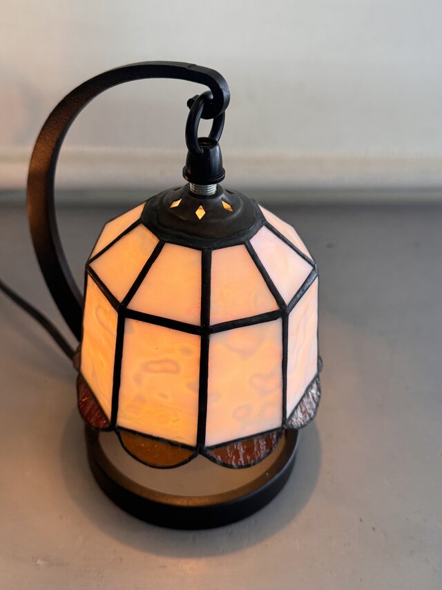 rétro white 昭和レトロ ミニライト ステンドグラス プレゼント