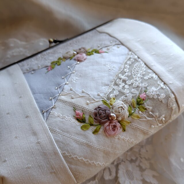 アンティークレース*リボン刺繍*ビーズ刺繍*パッチワーク | iichi 日々