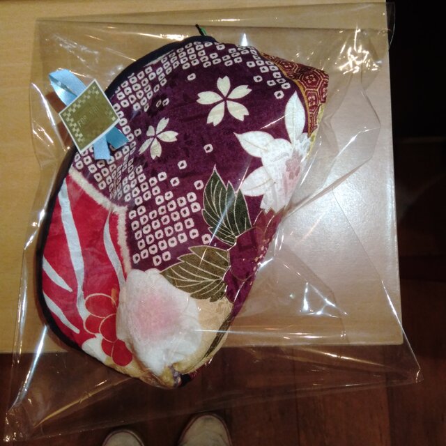 着物 大島パッチワーク巾着（大） | iichi 日々の暮らしを心地よくする