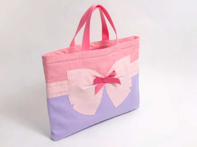 リボンコレクション レッスンバッグ ピンク Kids | iichi 日々の暮らし