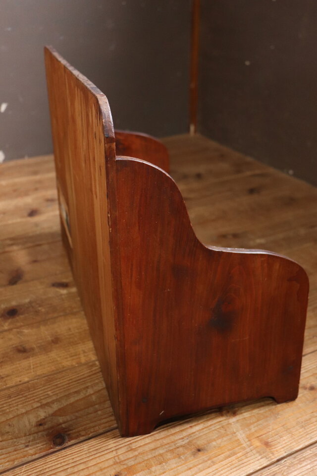 №114 木製本棚 本立て 収納棚 古道具 アンティーク家具 | iichi 日々の