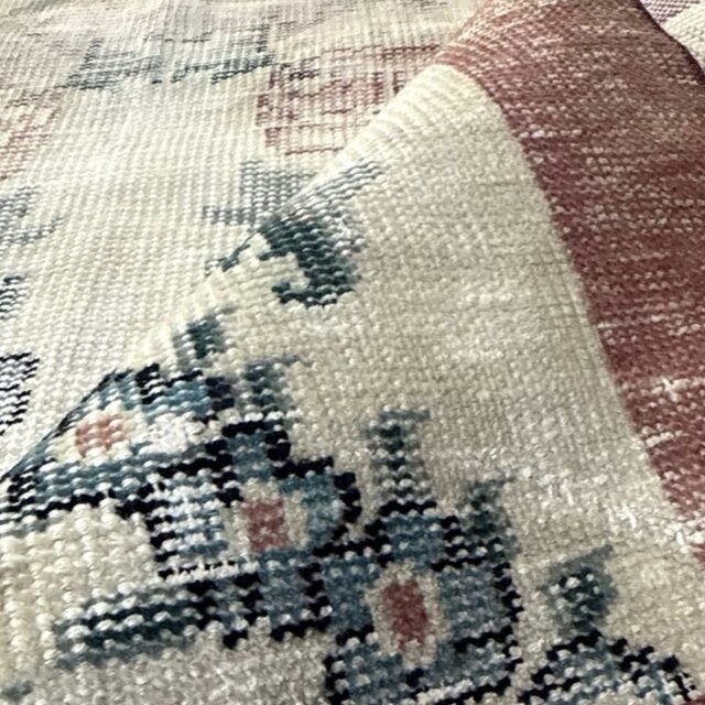 93×170擦れ アンティークリースボタニカル 花柄 トルコヴィンテージ