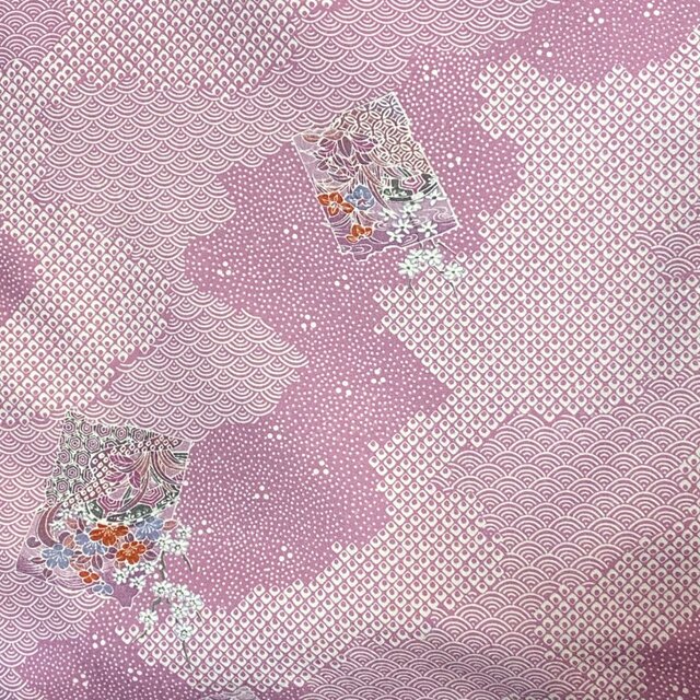 着物リメイク ワンピース／ドレス／洗える化繊 夏帯サッシュベルト 薄