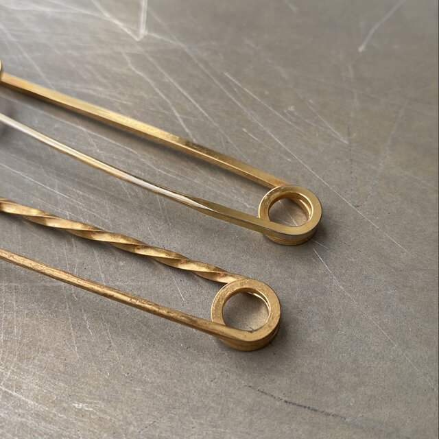 Vintage USA retro gold tone pin brooch | iichi 日々の暮らしを