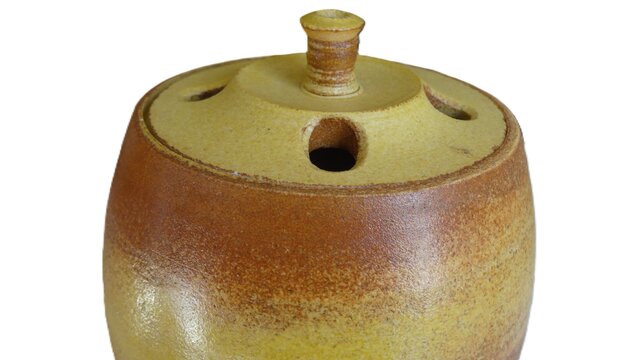 黄瀬戸釉 香炉 | iichi 日々の暮らしを心地よくするハンドメイドや