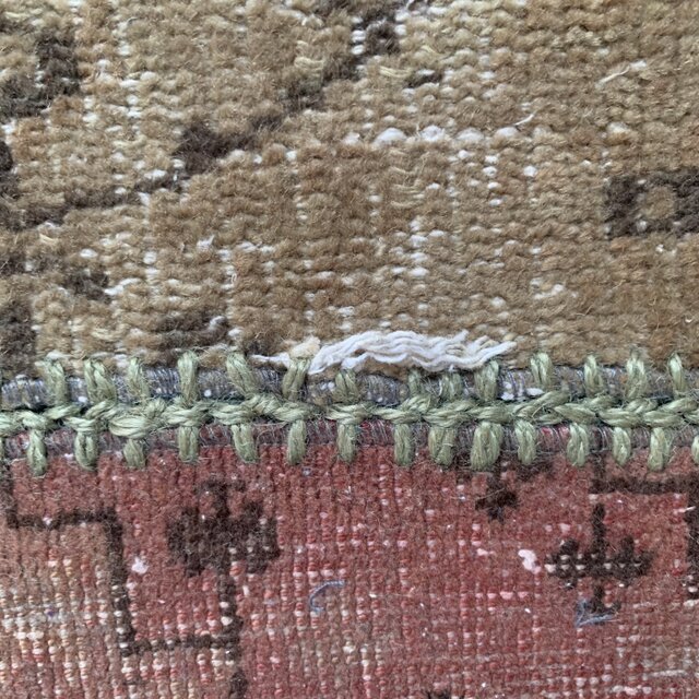 超超大判 288×144 トルコヴィンテージラグ パッチワーク アッシュ