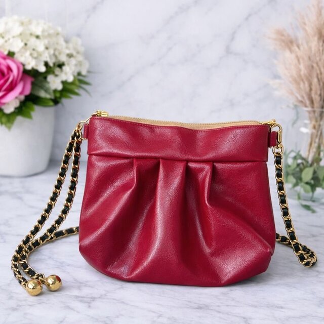 ポーチ型お散歩ポシェット 】大人可愛い 3WAY ミニショルダーバッグ