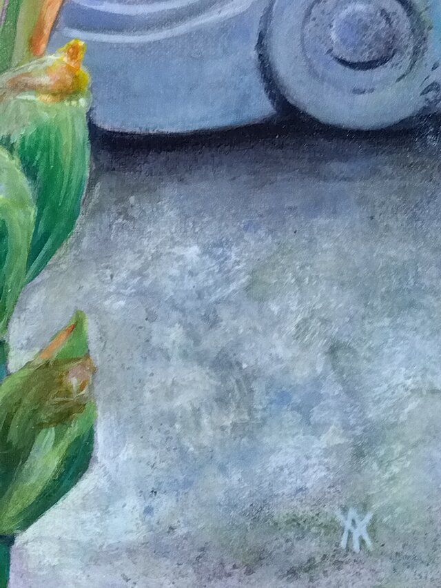 アクリル」ジャーマンアイリス（オレンジ） | iichi 日々の暮らしを