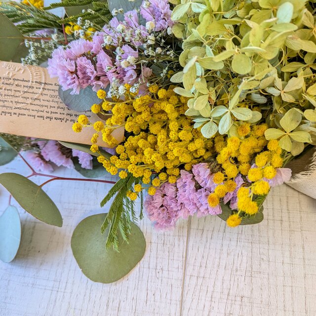 ミモザとユーカリのスワッグ/限定3個 | iichi 日々の暮らしを心地よく