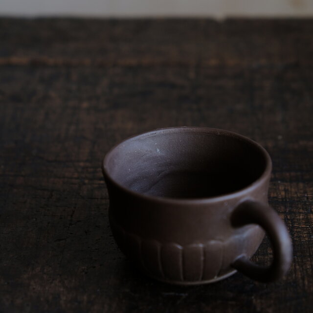 落ち着いた雰囲気◇中国産紫砂ティーカップ 茶器 日本茶 中国茶 育てる