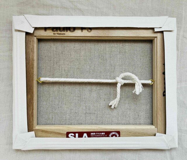 油彩画 原画「近所の風景 高速と神々の記憶が投影された空」アート