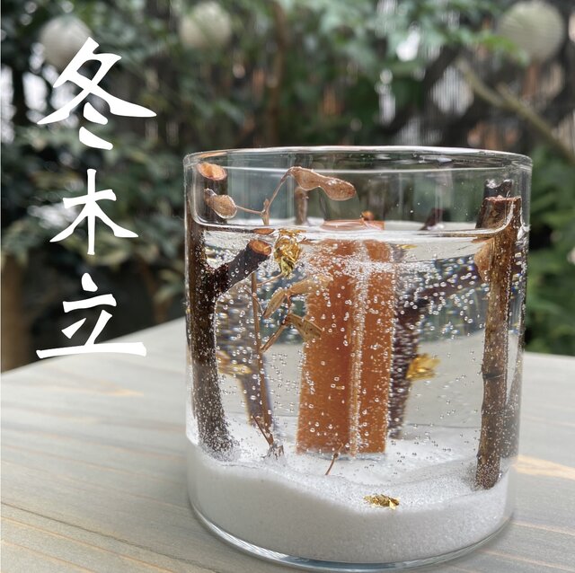 再販 冬木立 木芯キャンドル | iichi 日々の暮らしを心地よくする