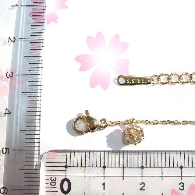 送料無料 輝き抜群 サージカルステンレス シャンパンゴールド