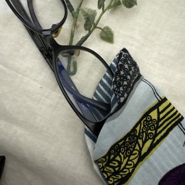 ハンドメイドミナペルホネンminglingメガネケース普通タイプ | iichi