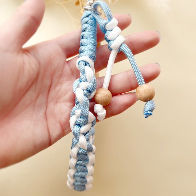 パラコード スマホストラップ ハンドストラップ バッグチャーム