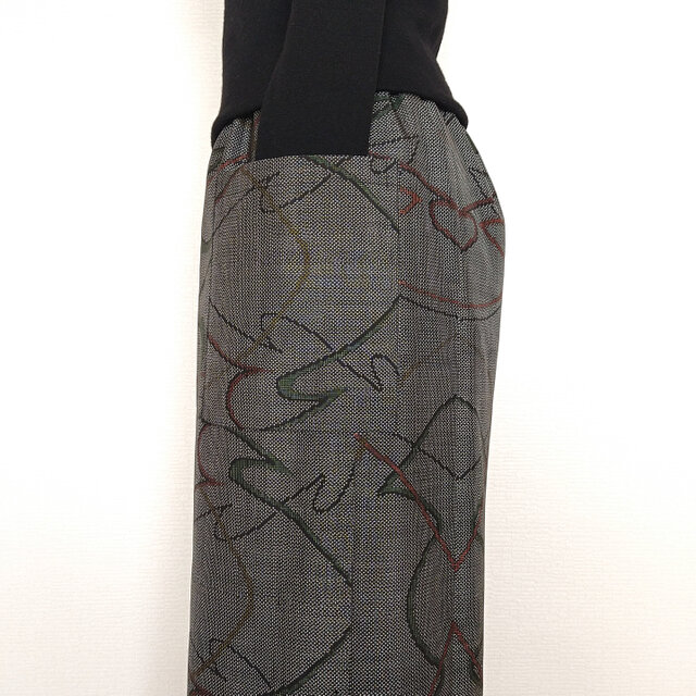 大島紬リメイク＊ガウチョパンツ | iichi 日々の暮らしを心地よくする