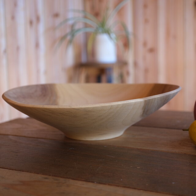 クスノキのウッドボウル〈29.5〉ガラスコーティング【v1645】 | iichi