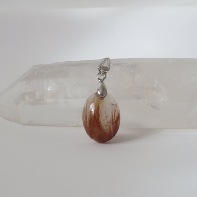 handmadeルチルネックレス レッドルチルクォーツ ネックレス | iichi 日々の暮らしを心地よくする