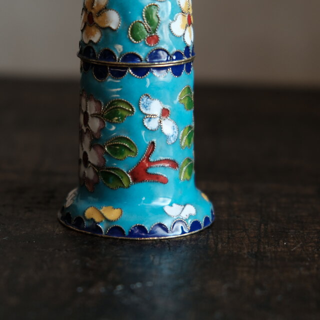 アンティーク 中国七宝焼 ミニサイズ セット アンティーク 中国七宝焼