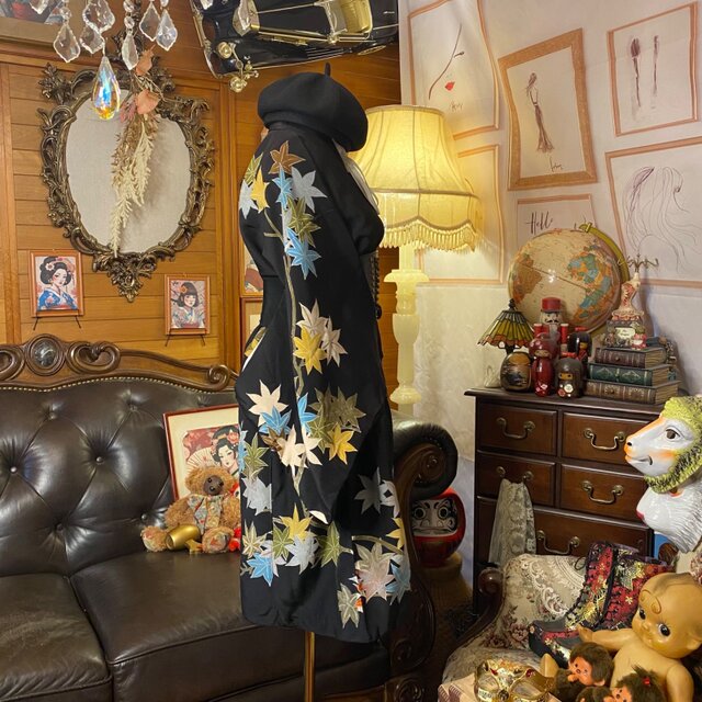 訳あり】着物リメイクセットアップ ツーピース 2部式 スカート 和洋