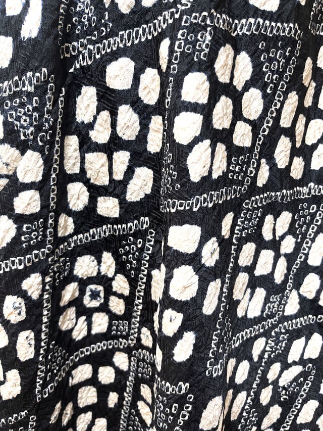 絞りのアンサンブルワンピース 着物リメイク | iichi 日々の暮らしを