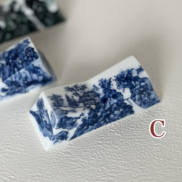 山水絵・筆置き （1本置き用）各:A/B/C | iichi 日々の暮らしを