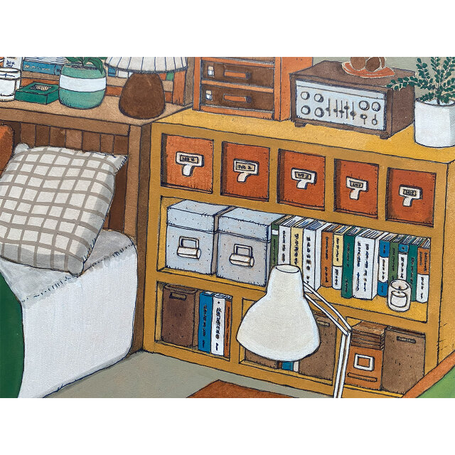 原画「くつろぐ3匹」猫イラスト | iichi 日々の暮らしを心地よくする