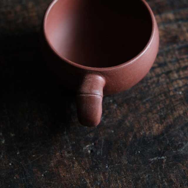濃い色味◇中国産 朱泥ティーカップ 茶器 中国茶 丁寧な暮らし | iichi