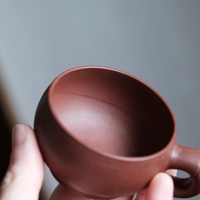 濃い色味◇中国産 朱泥ティーカップ 茶器 中国茶 丁寧な暮らし | iichi