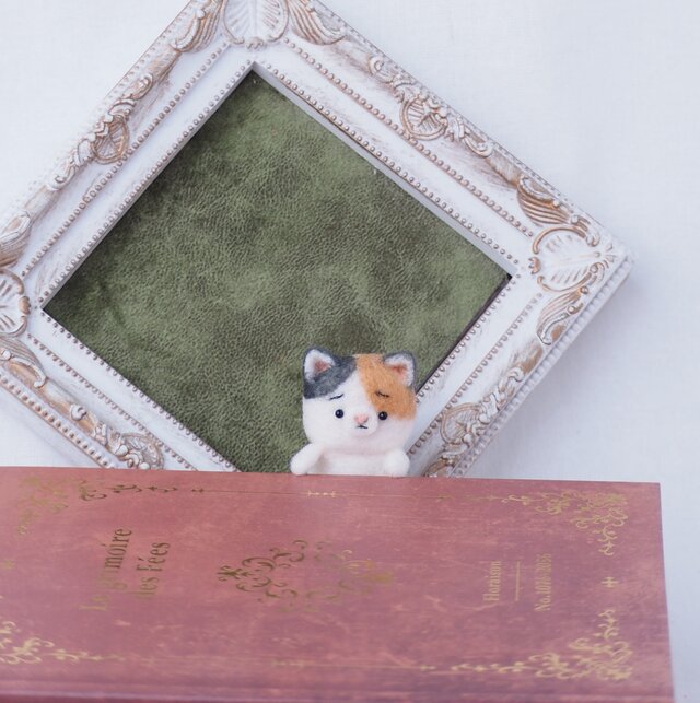 受注制作】-特別記念価格- ぬいぐるみ風まゆねこ(三毛猫・白猫・黒猫