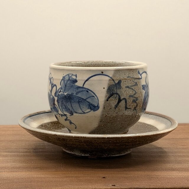染付コーヒーカップ＆ソーサー c2 | iichi 日々の暮らしを心地よくする