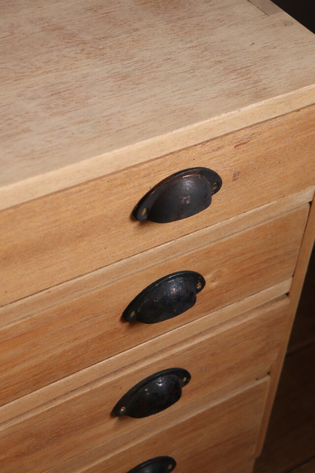 №118 木製チェスト タンス アンティーク家具 古道具 インテリア 小