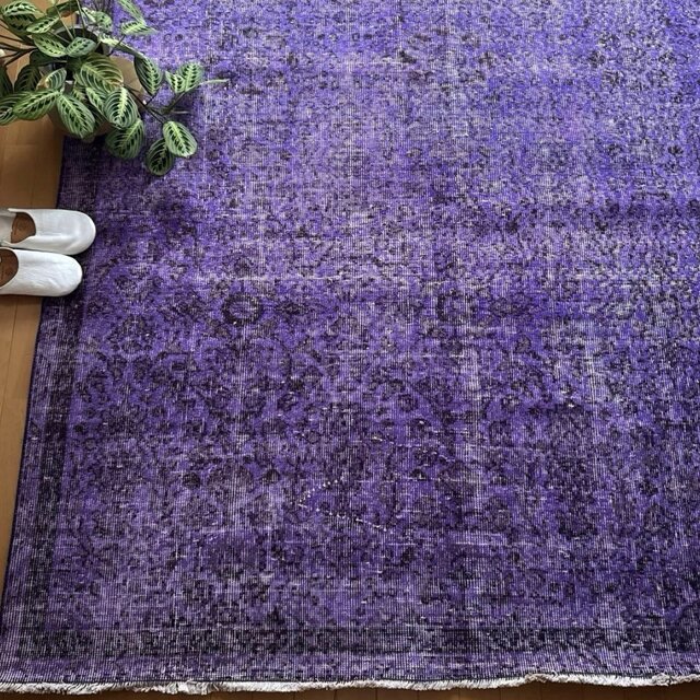 62×137.5 ダークグレイオーバーダイ ボタニカル トルコヴィンテージ