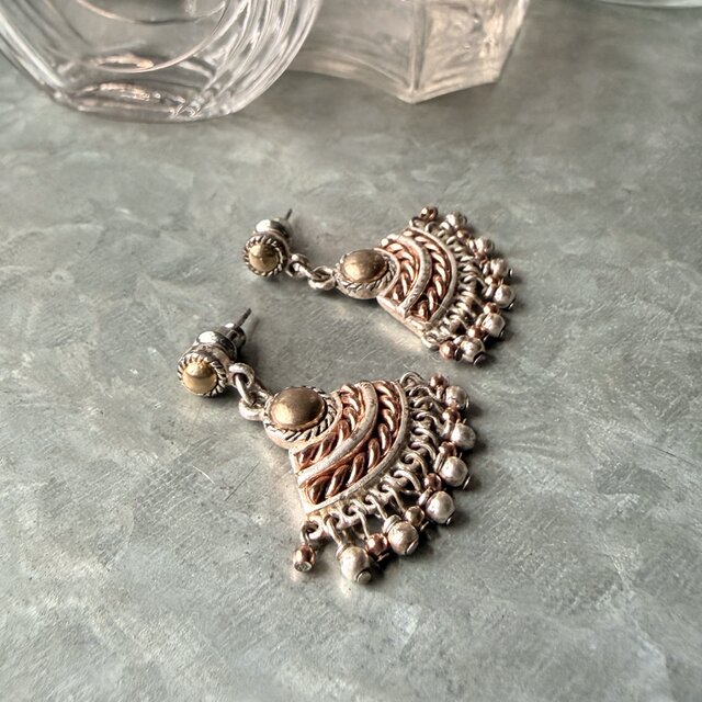 PM65-【 Monet 】モネ・ヴィンテージピアス 80-90's Silver Tone