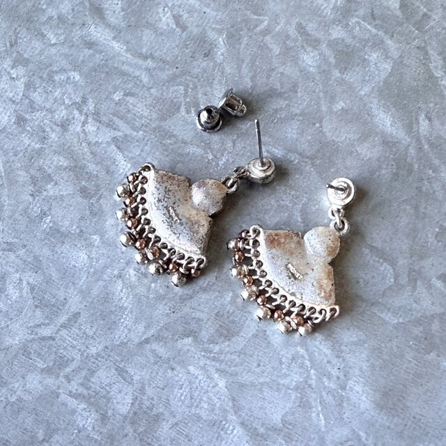 PM65-【 Monet 】モネ・ヴィンテージピアス 80-90's Silver Tone