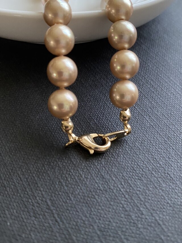 Vintage Pearls Bijoux Necklaces ヴィンテージニュアンスベージュ