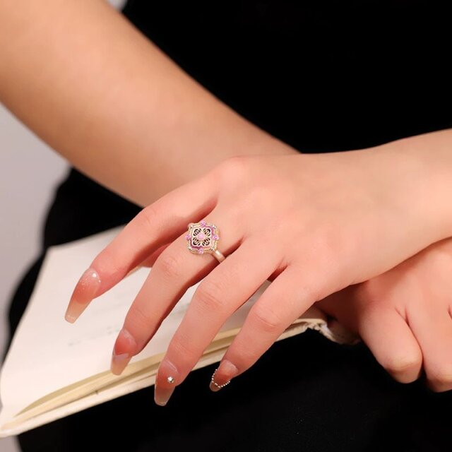 透かしリング - 時代を超えた美しさを感じさせる R450 | iichi 日々の 