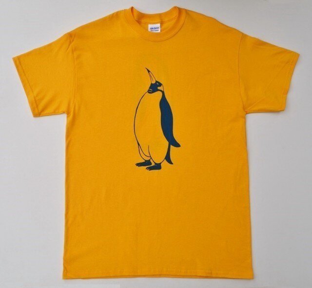 ペンギンｔシャツ Penguin 半袖シャツ 黄色 Iichi ハンドメイド クラフト作品 手仕事品の通販