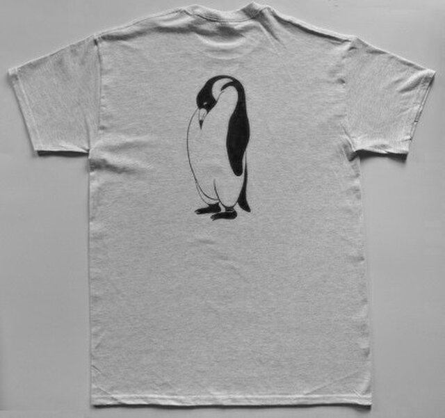Tシャツリメイクバッグ・ペンギン ペンギンTシャツ、penguin, 半袖シャツ、黒 | iichi 日々の
