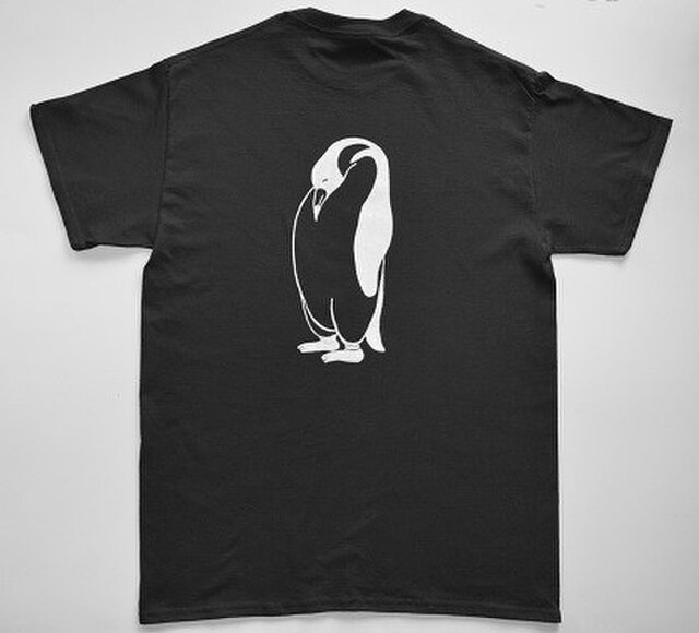 ペンギンＴシャツ、penguin, 半袖シャツ、黒