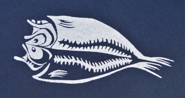 アジの開きtシャツ ネイビー 魚tシャツ サカナ 半袖シャツ Iichi ハンドメイド クラフト作品 手仕事品の通販 アジの開きtシャツ ネイビー 魚tシャツ サカナ 半袖シャツ Iichi ハンドメイド クラフト作品 手仕事品の通販